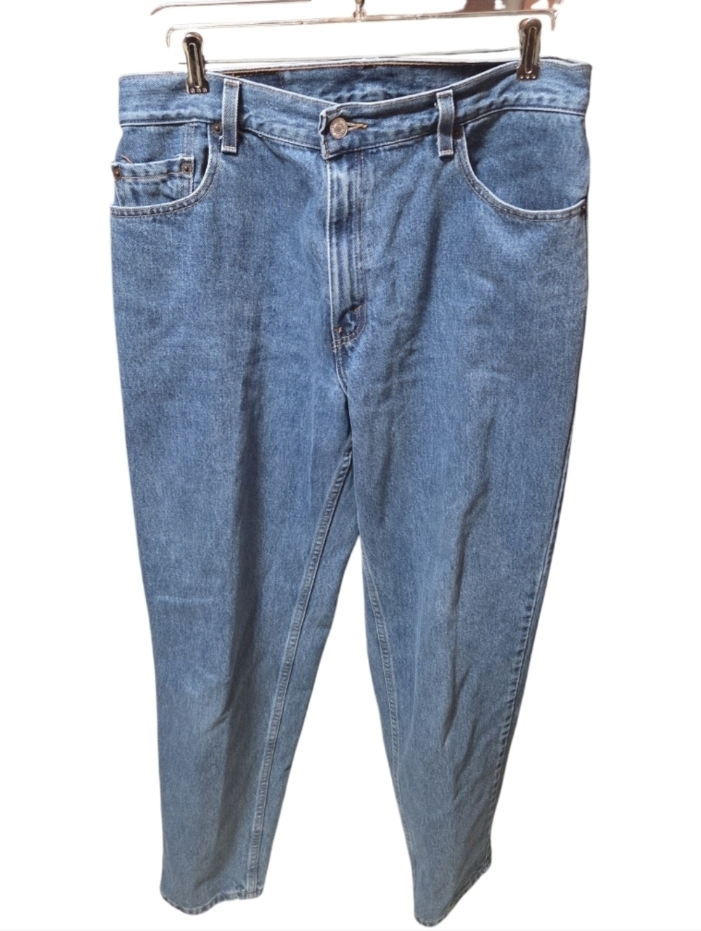 Vintage Y2K 2000 Levi's Batwing 550 High Rise Relaxed Fit Blue Jeans 13 Junior